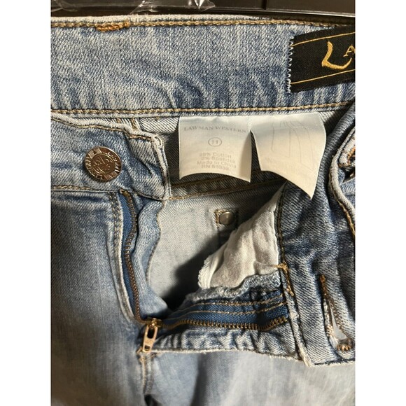 VTG Lawman Jeans Boot Cut Womens Western Bareback Rodeo Cowgirl Jeans Size 11 - Picture 4 of 6